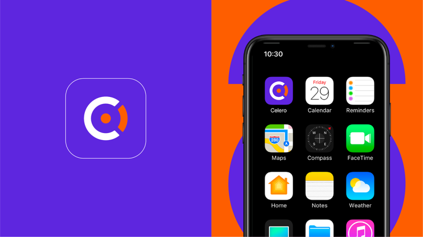 Celero 互聯網紫色和橙色電信品牌設計-logo設計vi形象設計 Celero 互聯網紫色和橙色電信品牌設計-logo設計vi形象設計
