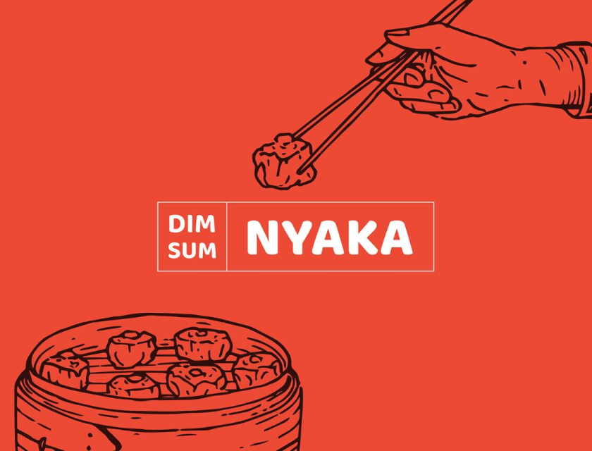 DIMSUMNYAKA 包子餃子點心手繪插圖設(shè)計