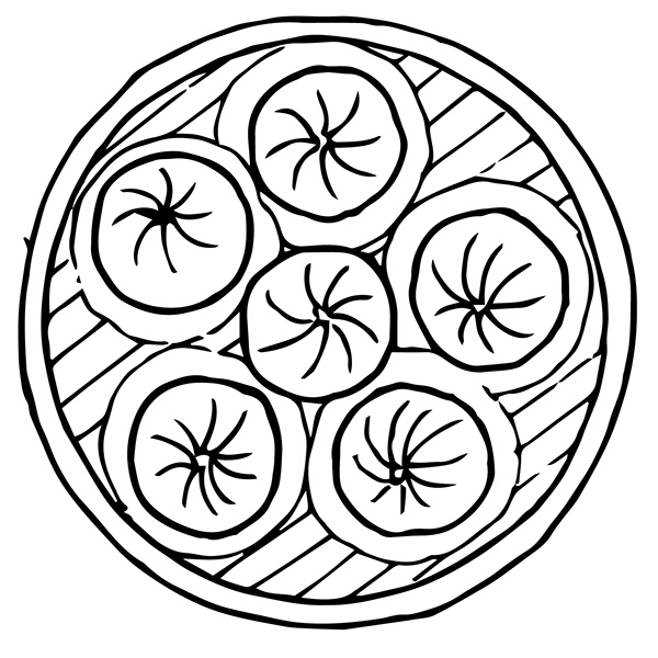 DIMSUMNYAKA 包子餃子點心手繪插圖設(shè)計