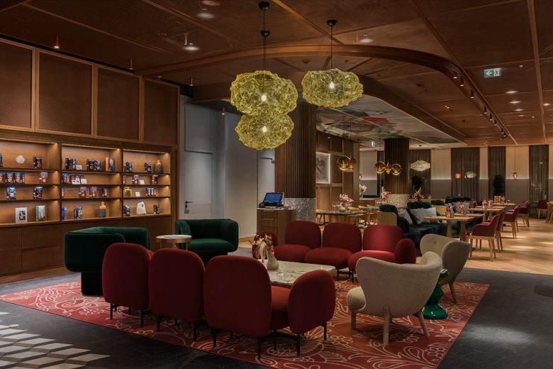 高級(jí)沙加爾餐廳餐飲室內(nèi)空間設(shè)計(jì)，藝術(shù)與奢華風(fēng)格