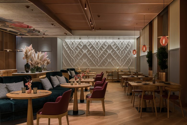 高級(jí)沙加爾餐廳餐飲室內(nèi)空間設(shè)計(jì)，藝術(shù)與奢華風(fēng)格