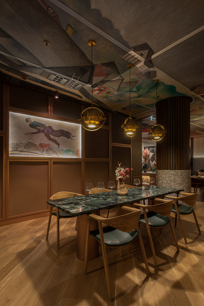 高級(jí)沙加爾餐廳餐飲室內(nèi)空間設(shè)計(jì)，藝術(shù)與奢華風(fēng)格