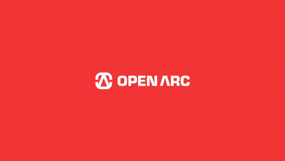 Open Arc 焊接解決方案公司企業(yè)視覺形象識別設計，字母O+A電弧打開圖形