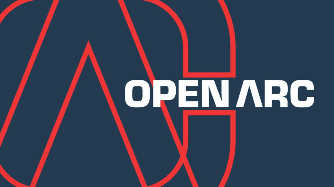 Open Arc 焊接解決方案公司企業(yè)視覺形象識別設計，字母O+A電弧打開圖形