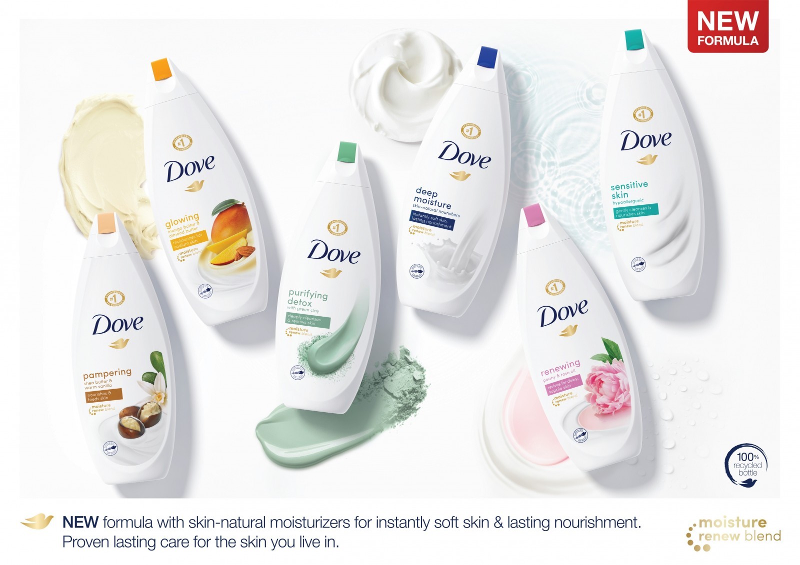 Dove多芬沐浴露2020新版包裝設(shè)計 Dove多芬沐浴露2020新版包裝設(shè)計