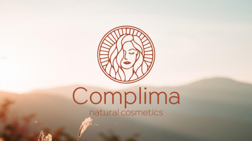 Natural cosmetics 天然化妝品logo設(shè)計(jì)“長發(fā)女性”形象