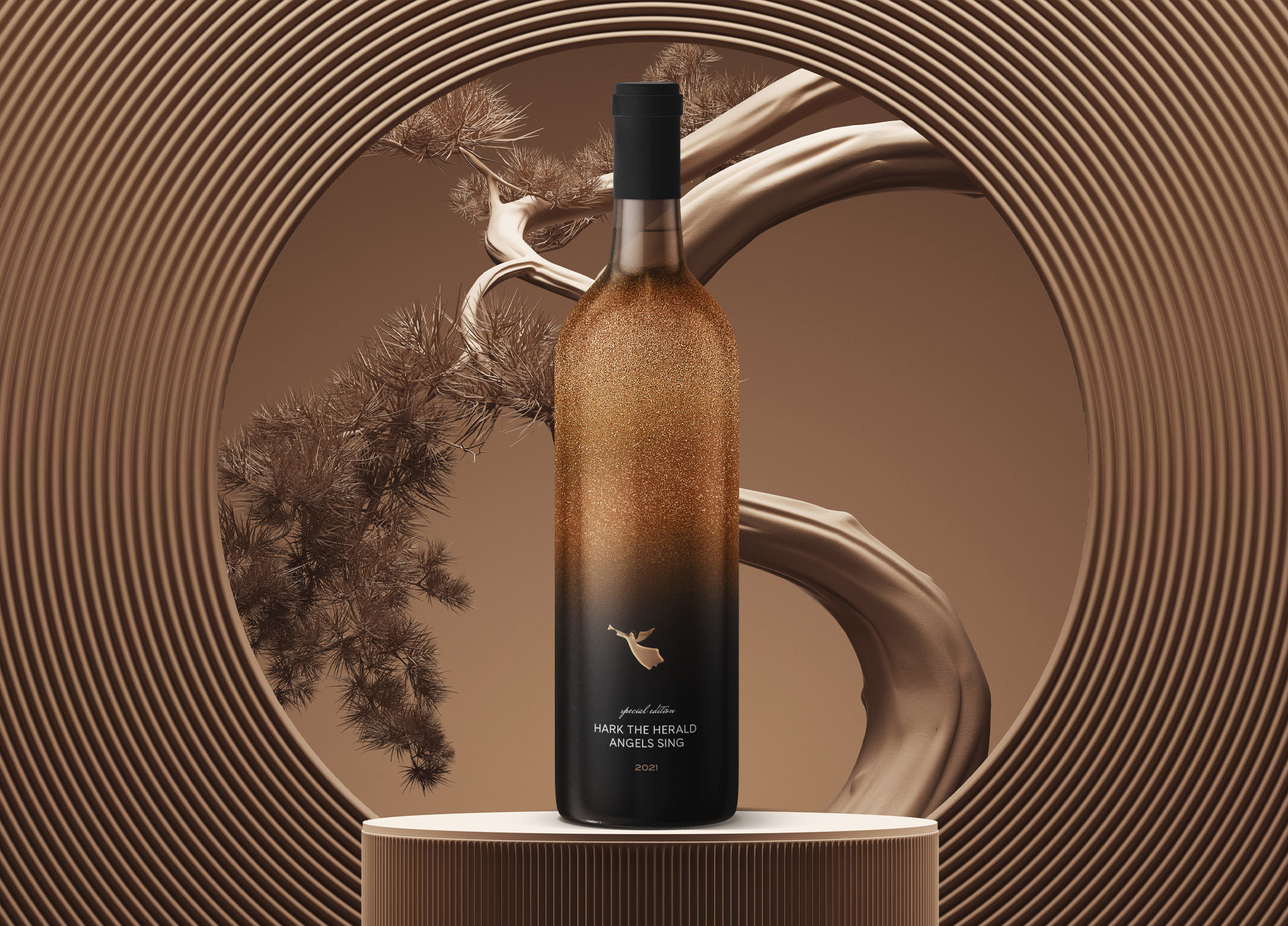 Nero Atelier葡萄酒包裝設(shè)計,優(yōu)雅與奢華的天使與星星圖案 Nero Atelier葡萄酒包裝設(shè)計,優(yōu)雅與奢華的天使與星星圖案