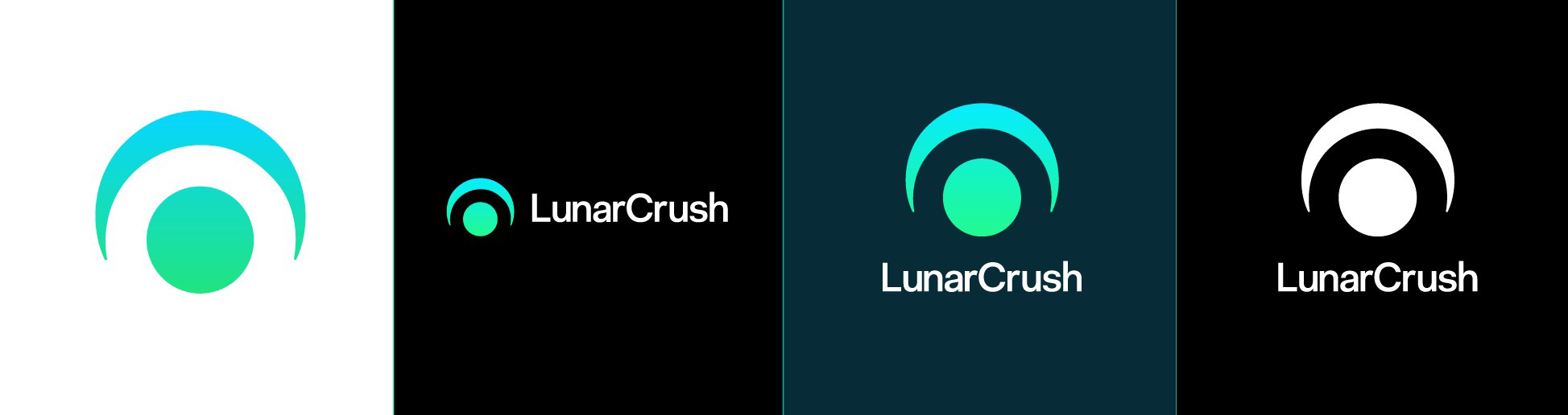 LunarCrush比特幣數(shù)字貨幣數(shù)據(jù)分析平臺(tái)新標(biāo)志設(shè)計(jì)“月亮和眼鏡”