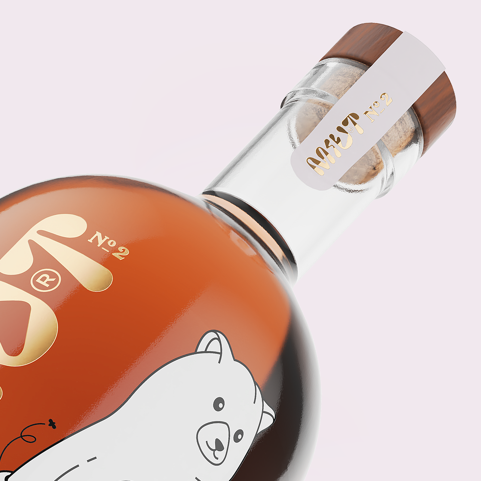 Miut 蜂蜜酒品牌包裝設(shè)計(jì),一只拿著蜂巢的熊插畫 Miut 蜂蜜酒品牌包裝設(shè)計(jì),一只拿著蜂巢的熊插畫