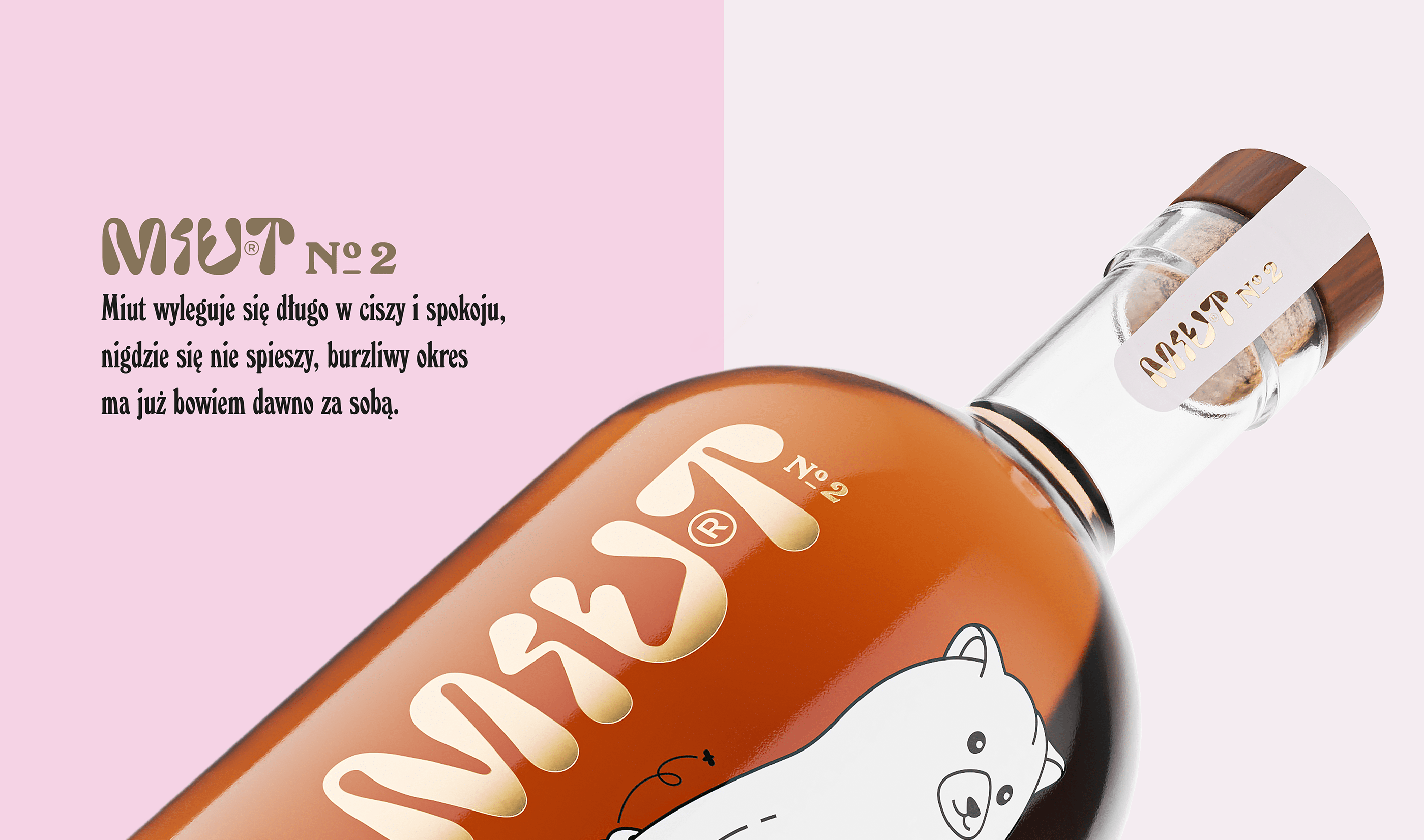 Miut 蜂蜜酒品牌包裝設(shè)計(jì),一只拿著蜂巢的熊插畫 Miut 蜂蜜酒品牌包裝設(shè)計(jì),一只拿著蜂巢的熊插畫