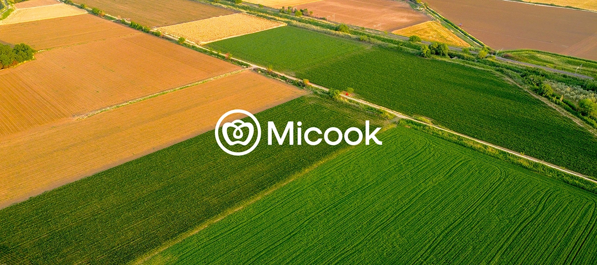Micook食品農(nóng)產(chǎn)品公司logo設(shè)計“鐘形辣椒+水滴+圓圈”