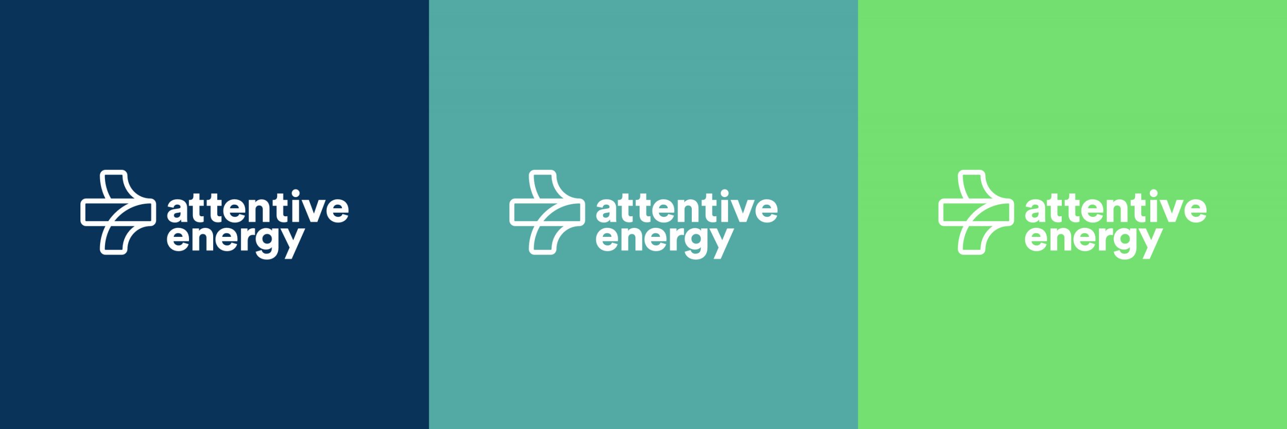 Attentive 風(fēng)力能源公司箭頭新logo設(shè)計(jì)視覺形象vi設(shè)計(jì)