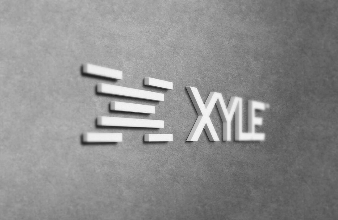 Xyle建筑設(shè)計公司logo設(shè)計品牌形象vis設(shè)計，表達(dá)信任累積的x磚塊logo