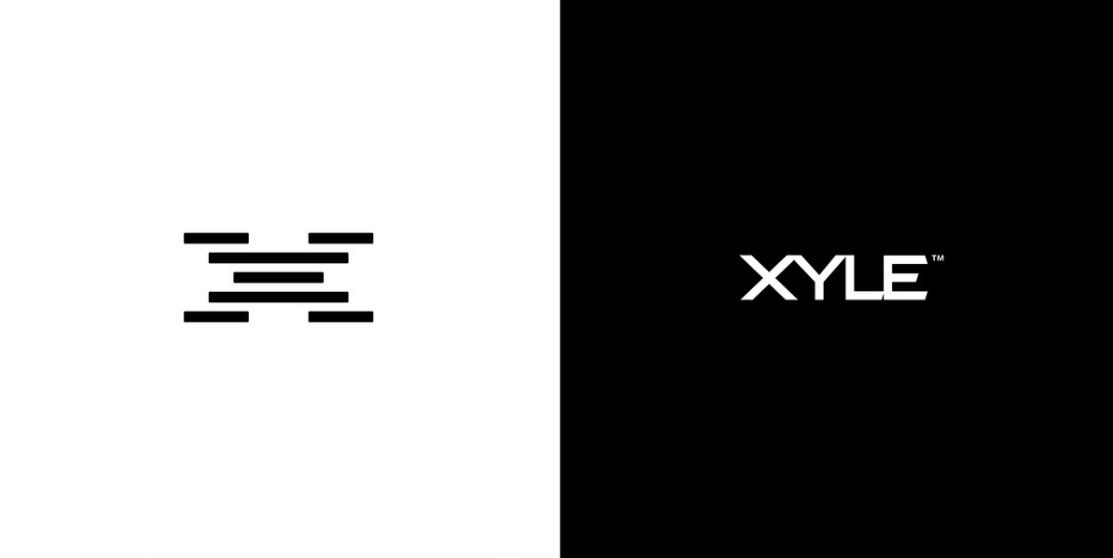 Xyle建筑設(shè)計公司logo設(shè)計品牌形象vis設(shè)計，表達(dá)信任累積的x磚塊logo