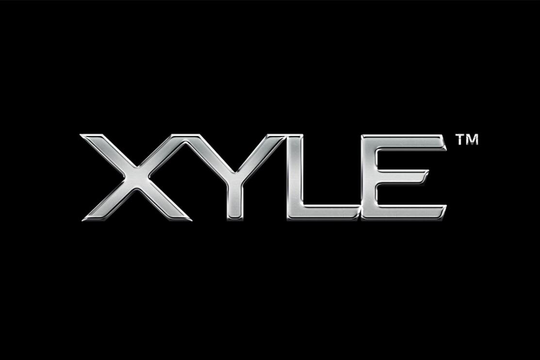 Xyle建筑設(shè)計公司logo設(shè)計品牌形象vis設(shè)計，x磚塊logo與超酷黑白漸變vi風(fēng)