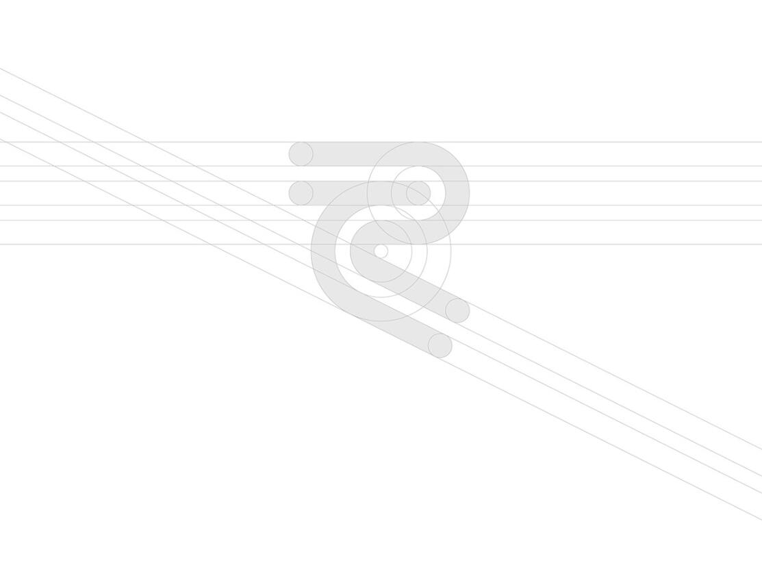 Recore 航運(yùn)公司logo設(shè)計(jì)vi設(shè)計(jì)，雙線條“R”字母與藍(lán)灰配色