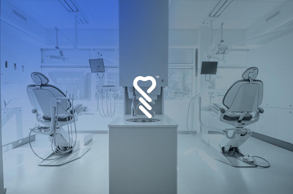 DMIC 亞科診所品牌logo-vi設(shè)計，明亮輕藍紫色搭配略灰色