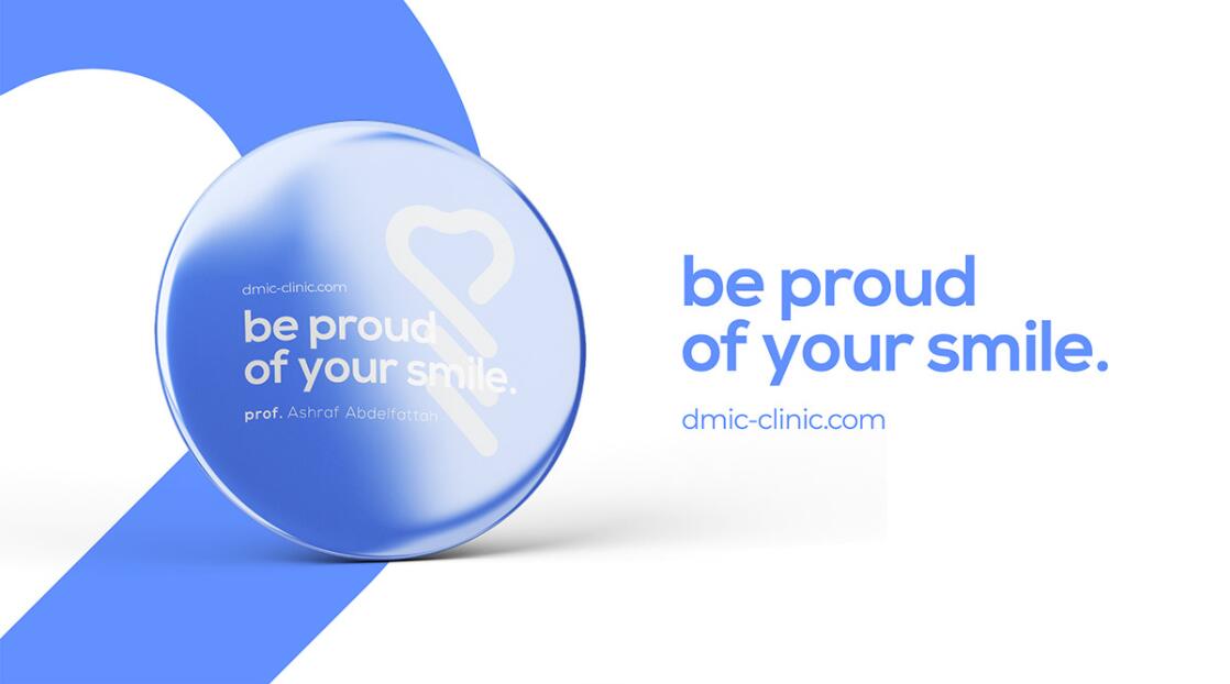 DMIC 亞科診所品牌logo-vi設(shè)計，明亮輕藍紫色搭配略灰色