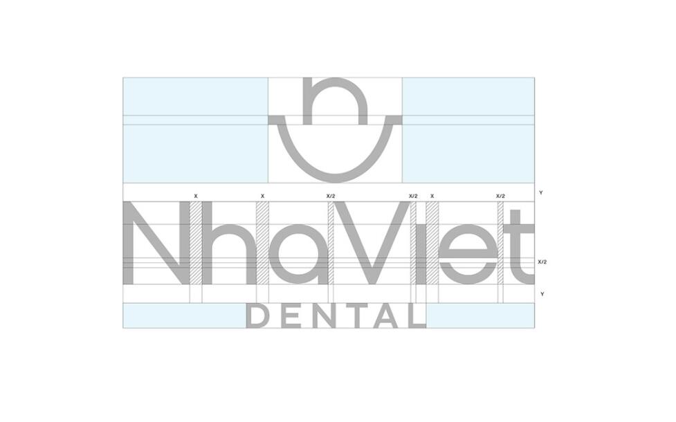 Nha Viet 牙科牙齒醫(yī)療診所品牌全案策劃設(shè)計(jì)-logo