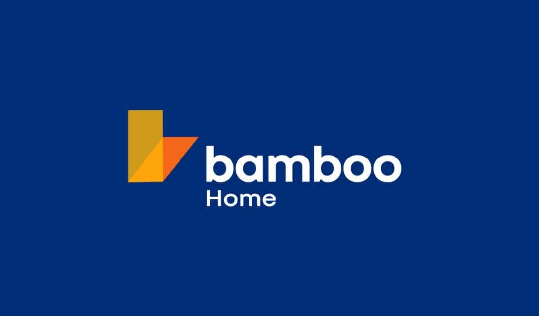Bamboo Home 建筑公司品牌vis視覺(jué)識(shí)別設(shè)計(jì)，平面幾何色塊構(gòu)建立體效果