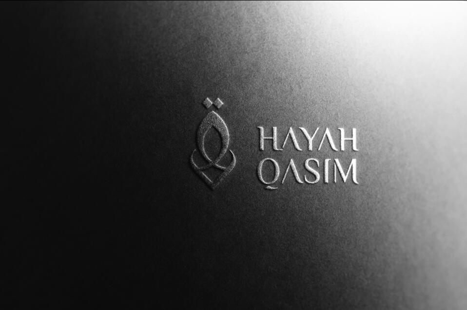 Hayah Qasim 微整形美容保健機(jī)構(gòu)logo設(shè)計(jì)vi設(shè)計(jì)，優(yōu)雅藝術(shù)尊貴風(fēng)格