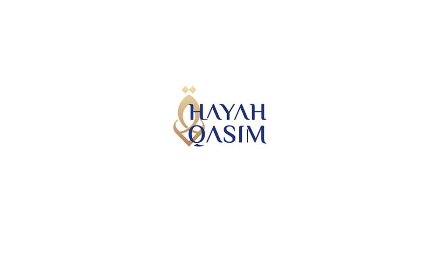 Hayah Qasim 微整形美容保健機(jī)構(gòu)logo設(shè)計(jì)vi設(shè)計(jì)，優(yōu)雅藝術(shù)尊貴風(fēng)格