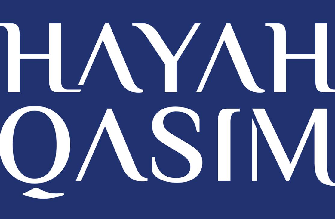 Hayah Qasim 微整形美容保健機(jī)構(gòu)logo設(shè)計(jì)vi設(shè)計(jì)，優(yōu)雅藝術(shù)尊貴風(fēng)格