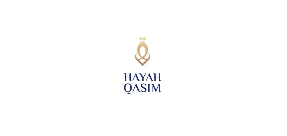 Hayah Qasim 微整形美容保健機(jī)構(gòu)logo設(shè)計(jì)vi設(shè)計(jì)，優(yōu)雅藝術(shù)尊貴風(fēng)格