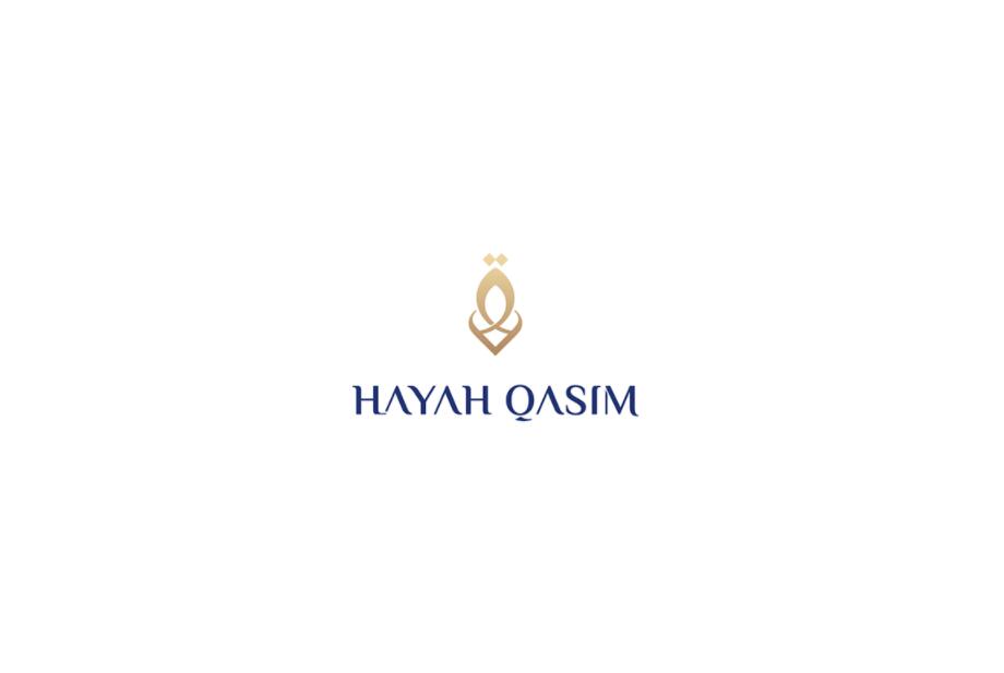Hayah Qasim 微整形美容保健機(jī)構(gòu)logo設(shè)計(jì)vi設(shè)計(jì)，優(yōu)雅藝術(shù)尊貴風(fēng)格