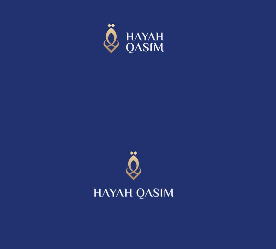 Hayah Qasim 微整形美容保健機(jī)構(gòu)logo設(shè)計(jì)vi設(shè)計(jì)，優(yōu)雅藝術(shù)尊貴風(fēng)格