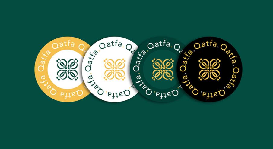 Qatfa 蜂蜜在線商店對稱Q字母logo設(shè)計(jì) Qatfa 蜂蜜在線商店對稱Q字母logo設(shè)計(jì)