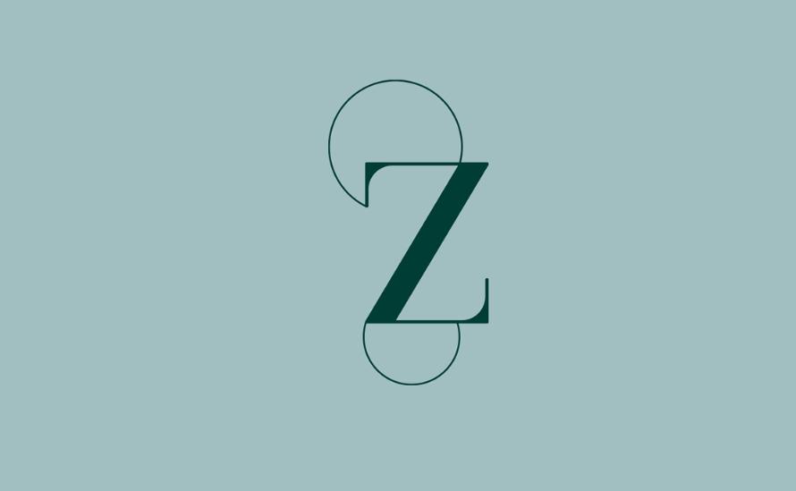 Zatt 美容整形外科診所logo設(shè)計vi設(shè)計，綠金配色清新精致風(fēng)格