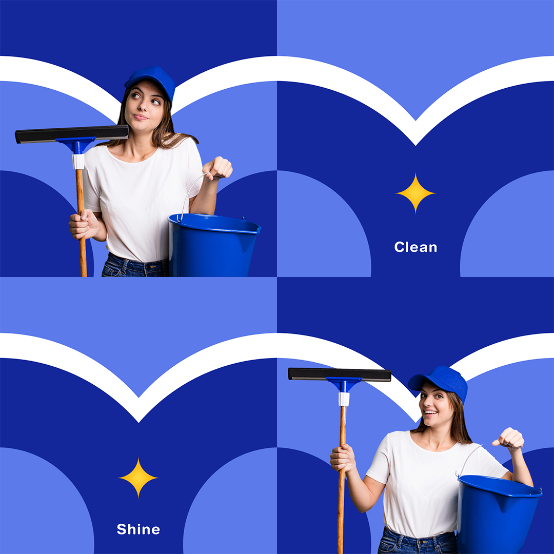 Instaclean房屋清潔服務公司logo設計vi形象設計,淡紫蘭清爽風格 Instaclean房屋清潔服務公司logo設計vi形象設計,淡紫蘭清爽風格