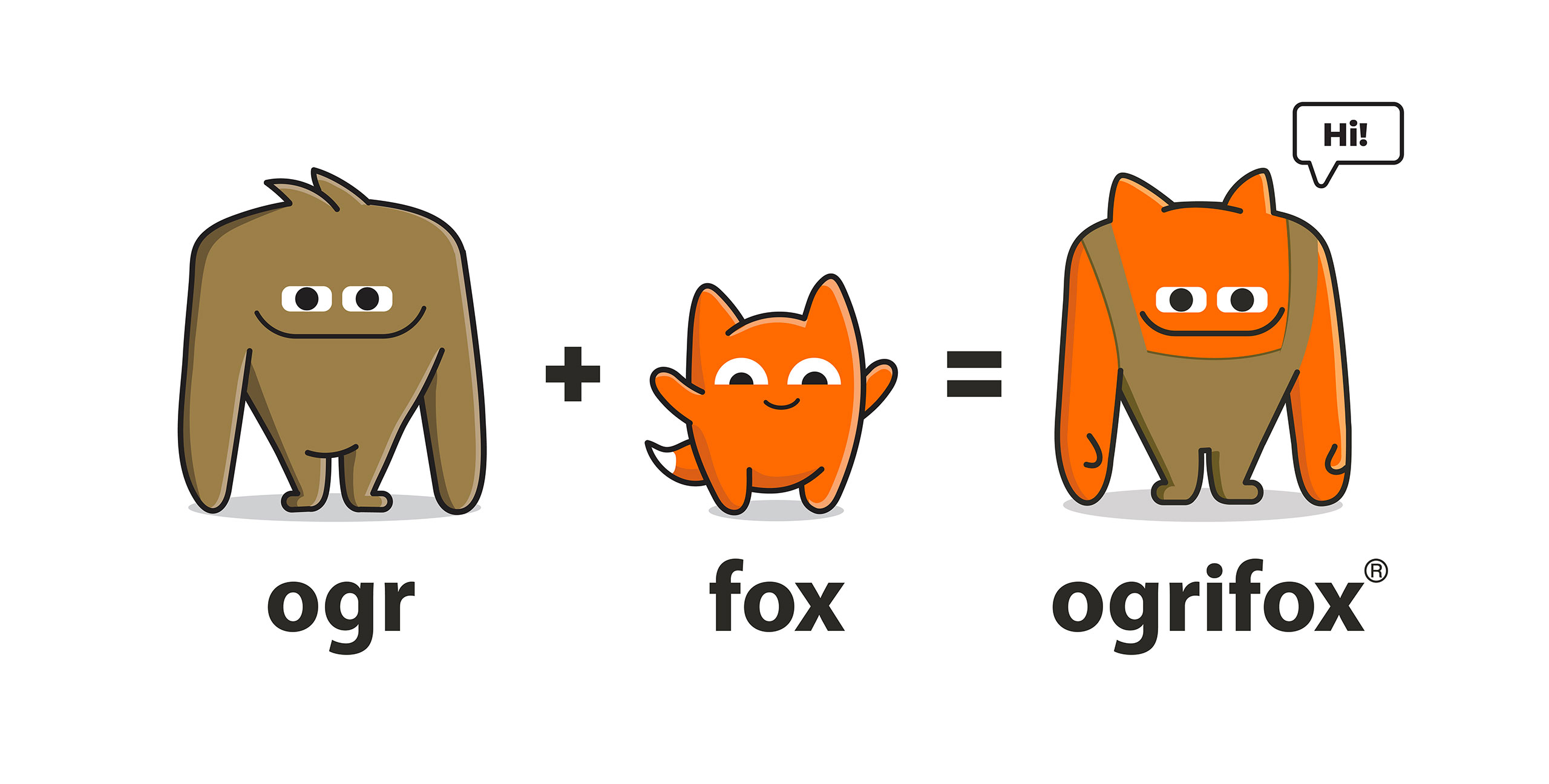 Ogrifox 安全防護服工作服服飾“狐貍巨人”品牌卡通吉祥物設(shè)計 Ogrifox 安全防護服工作服服飾“狐貍巨人”品牌卡通吉祥物設(shè)計