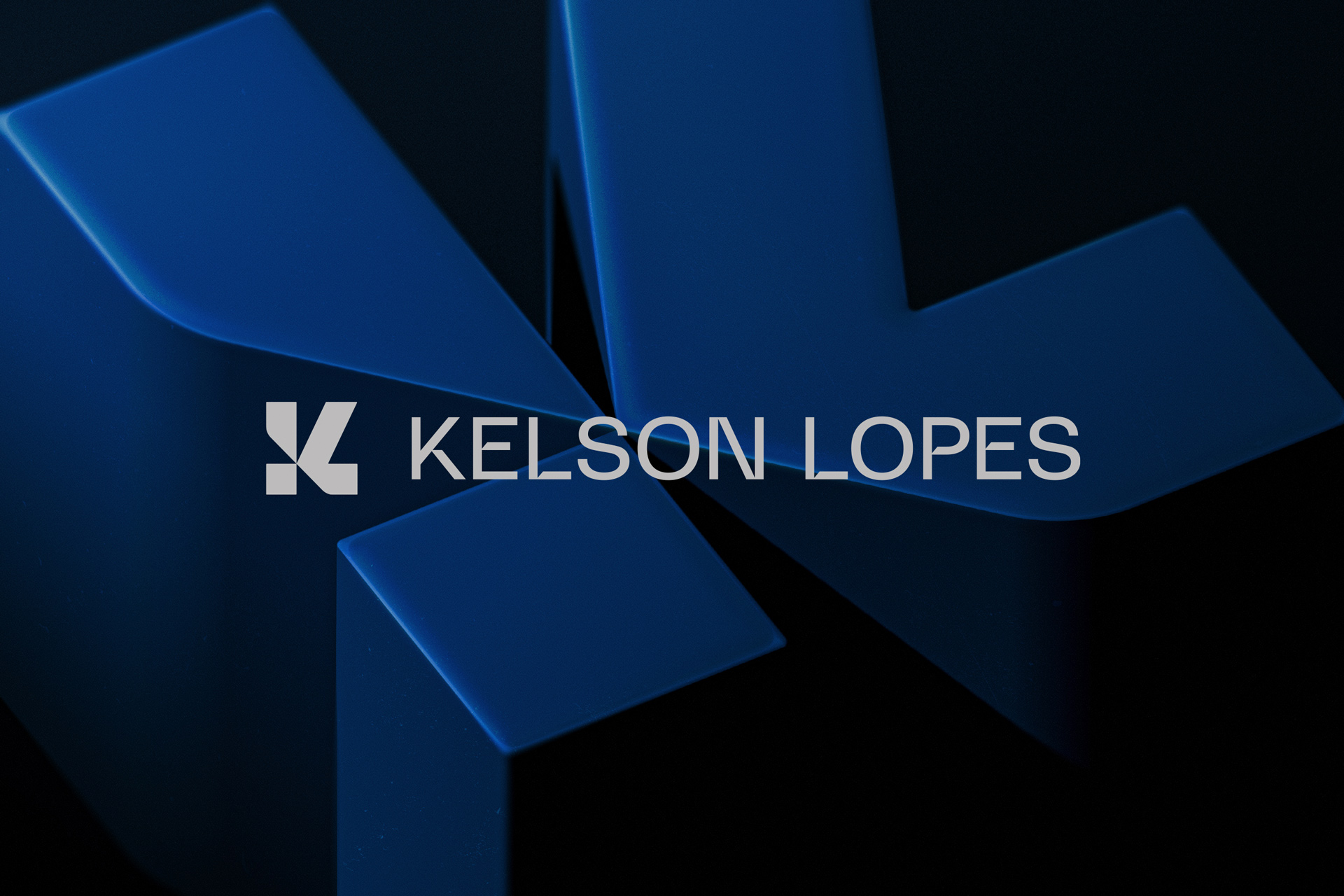 Kelson Lopes律師事務(wù)所品牌logo設(shè)計(jì)vi設(shè)計(jì)，正方形字母kL結(jié)合logo與海軍藍(lán)灰配色