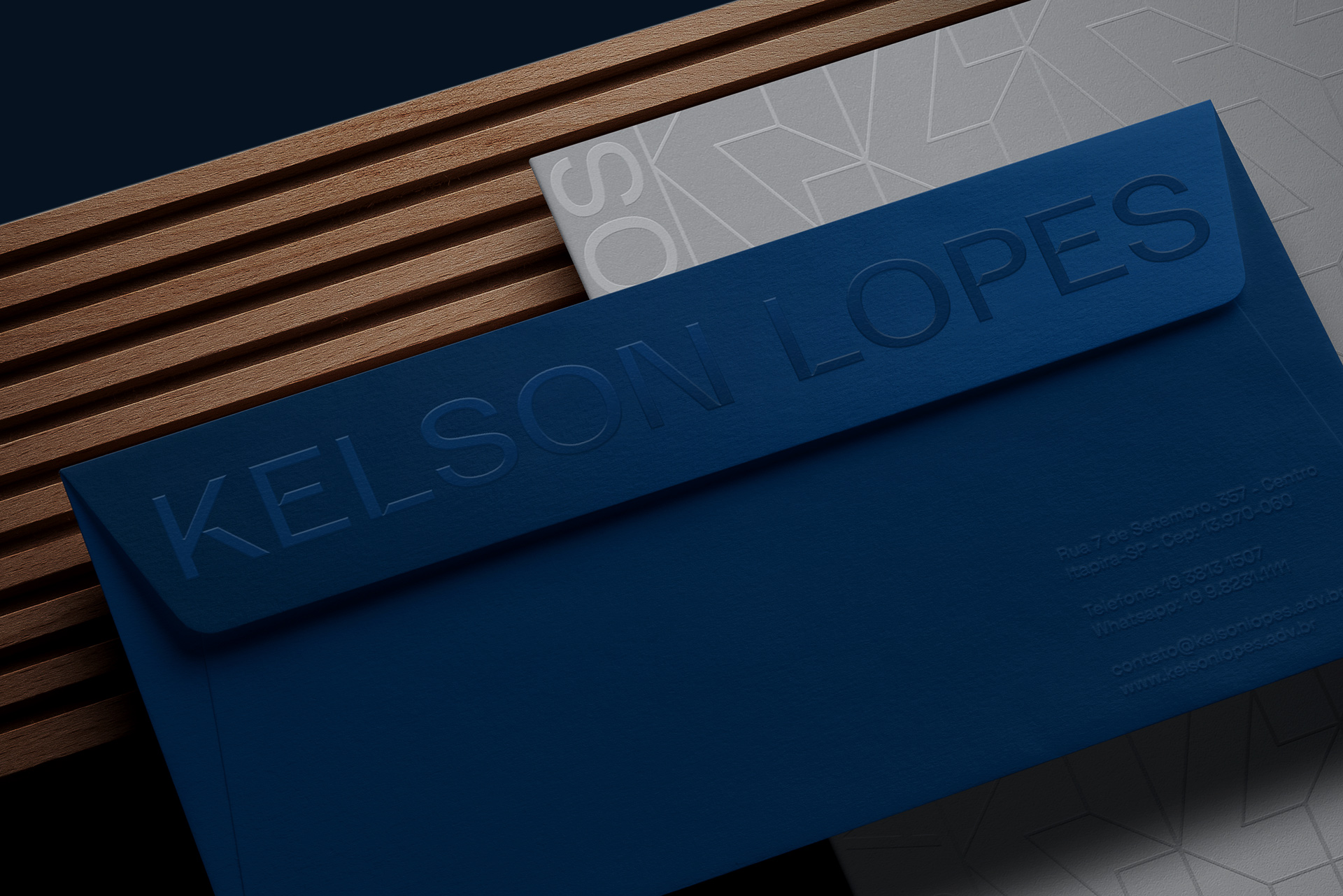 Kelson Lopes 律師事務(wù)所品牌logo設(shè)計(jì)vi設(shè)計(jì)，字母kL結(jié)合logo與海軍藍(lán)灰配色