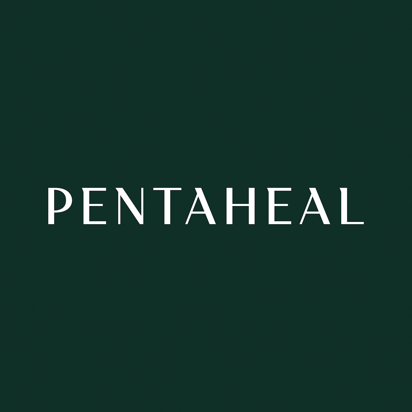PENTAHEAL 私人醫(yī)療診所logo設(shè)計vi設(shè)計，字母P、T和H組成醫(yī)學(xué)十字符號