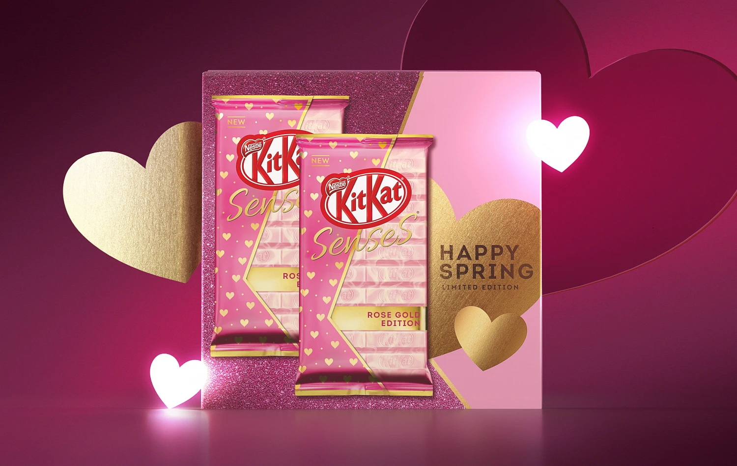 KitKat巧克力包裝設(shè)計，字母k品牌識別版式