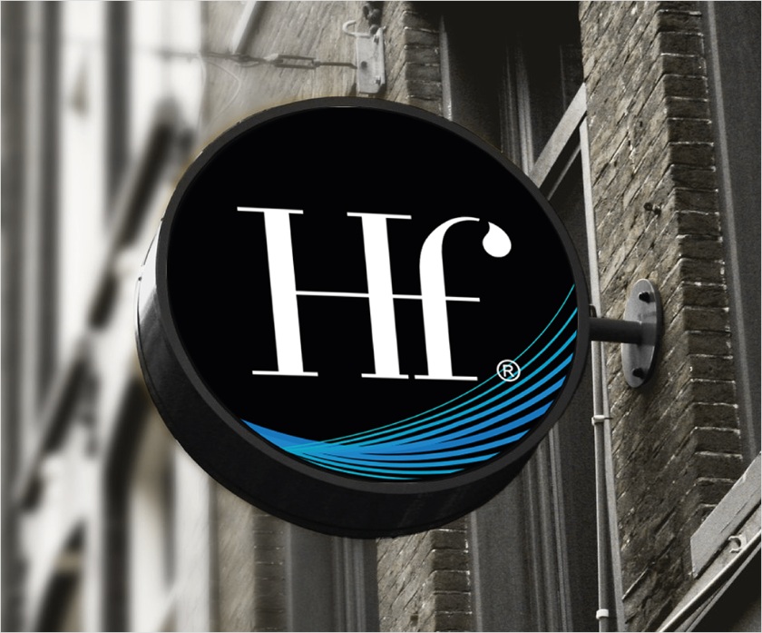 醫(yī)學美容品牌Hydrafacial品牌logo設(shè)計產(chǎn)品包裝設(shè)計，線條交互水滴圖案