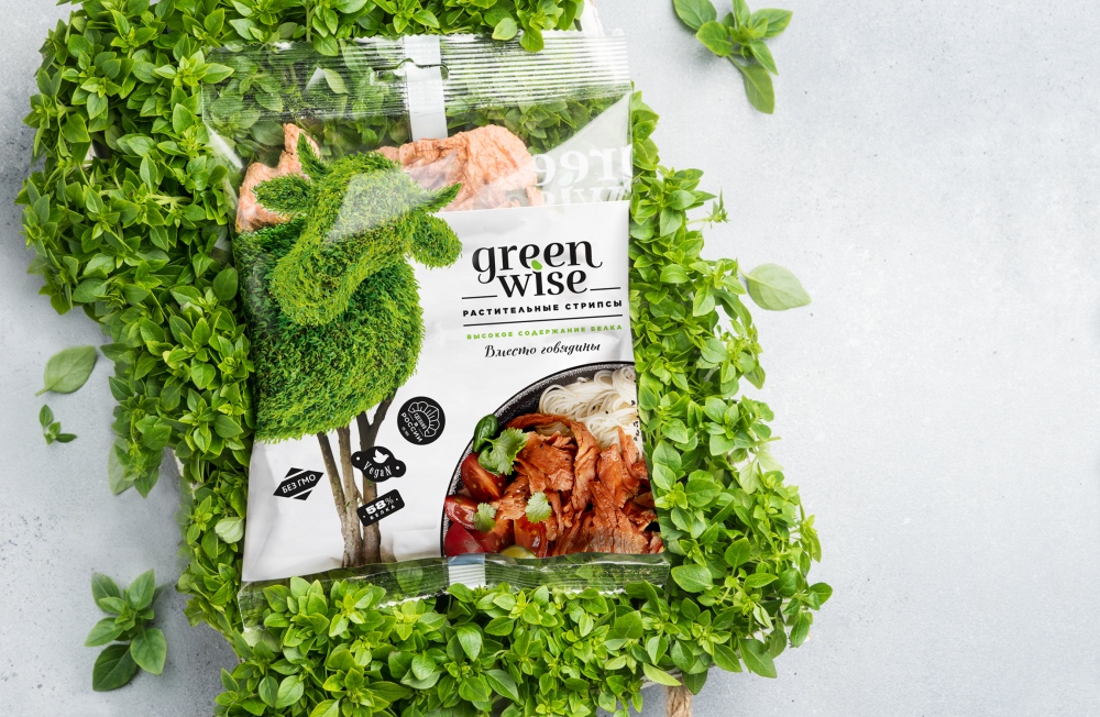 Greenwise 高植物蛋白素食肉食品包裝設計,植物建模動物圖案 Greenwise 高植物蛋白素食肉食品包裝設計,植物建模動物圖案