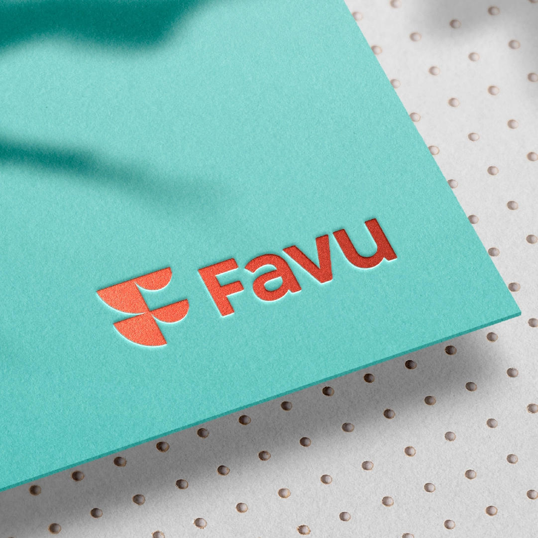 Favu 農(nóng)業(yè)互聯(lián)網(wǎng)信息平臺品牌起名/logo設(shè)計/品牌vi形象設(shè)計策劃，圓角字母F