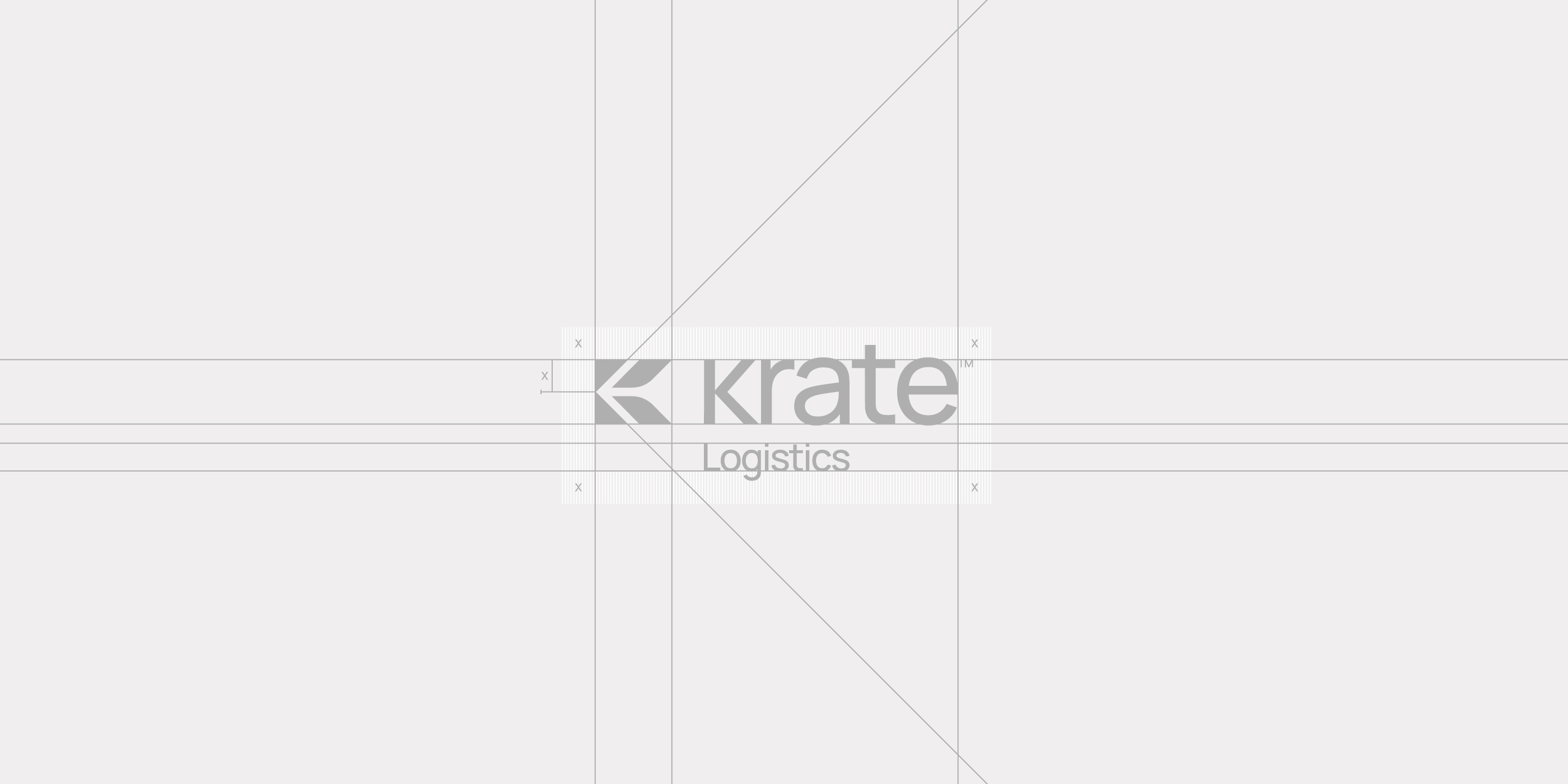 Krate國際物流公司logo設(shè)計vis設(shè)計，速度箭頭+字母K