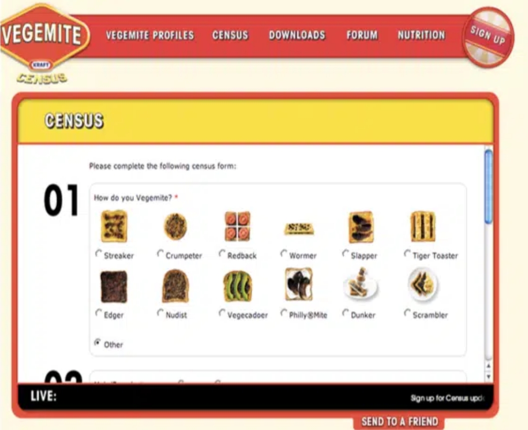 消費(fèi) Vegemite 的 32 種不同方式的活動(dòng)策劃 消費(fèi) Vegemite 的 32 種不同方式的活動(dòng)策劃