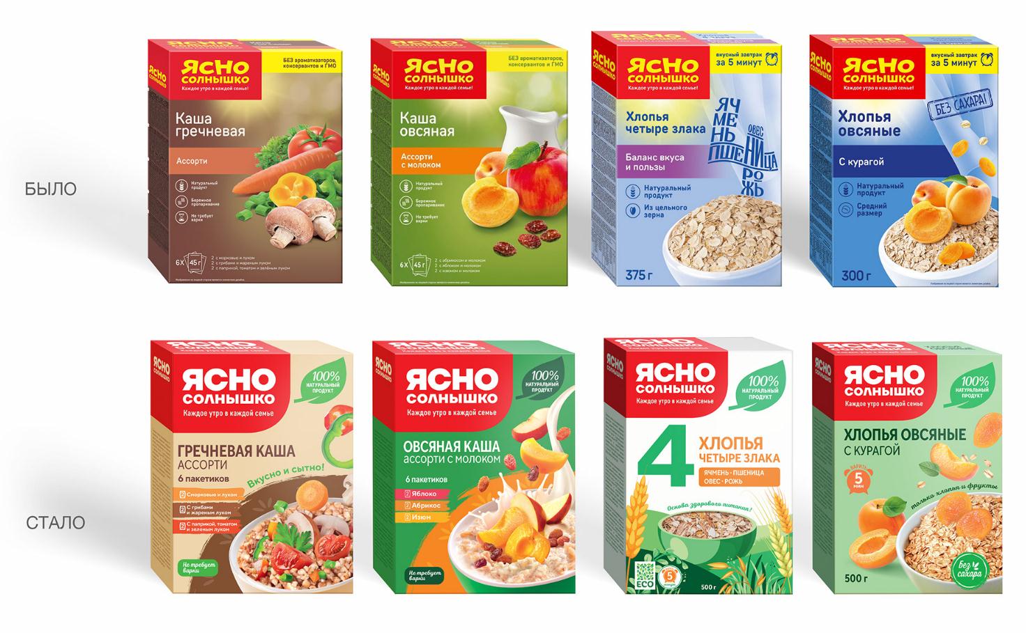Yasno Solnyshko俄羅斯谷物早餐食品品牌包裝更新策劃設(shè)計(jì),更高的品質(zhì)與信息傳 Yasno Solnyshko俄羅斯谷物早餐食品品牌包裝更新策劃設(shè)計(jì),更高的品質(zhì)與信息傳