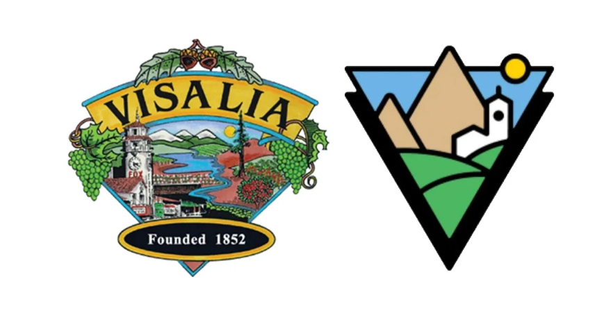 加州visalia維塞利亞城市-新舊logo對比 加州visalia維塞利亞城市-新舊logo對比