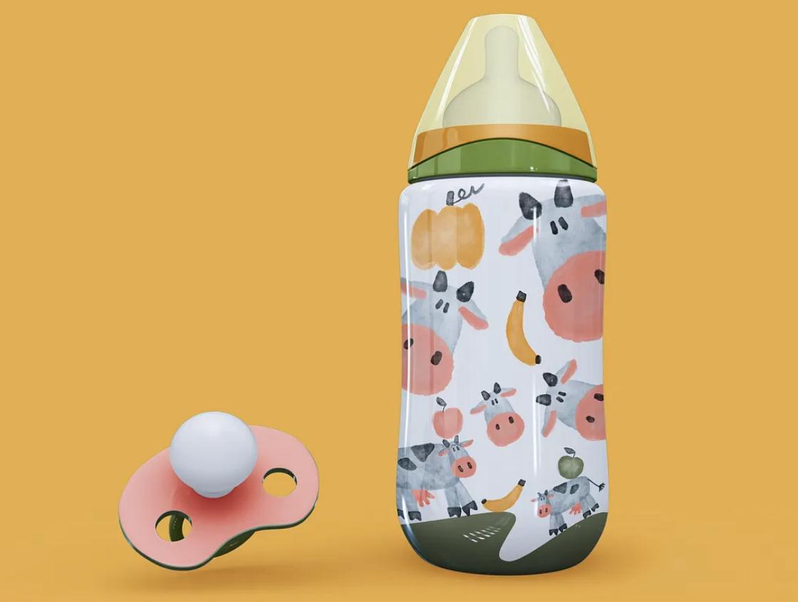 Milkimu牛奶乳制品品牌包裝設(shè)計和營銷圖形,可愛手繪卡通牛牛元素-品牌嬰兒奶瓶設(shè)計 Milkimu牛奶乳制品品牌包裝設(shè)計和營銷圖形,可愛手繪卡通牛牛元素-品牌嬰兒奶瓶設(shè)計