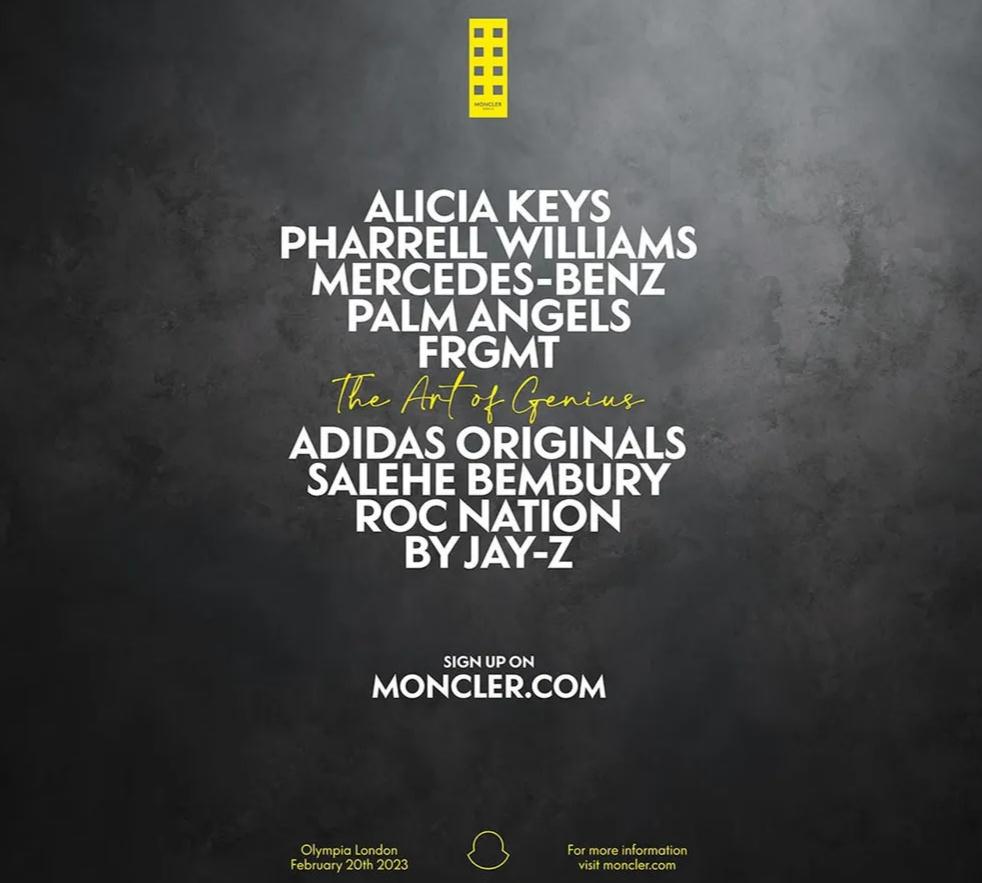 Moncler Genius 2023 系列。來源：Vogue