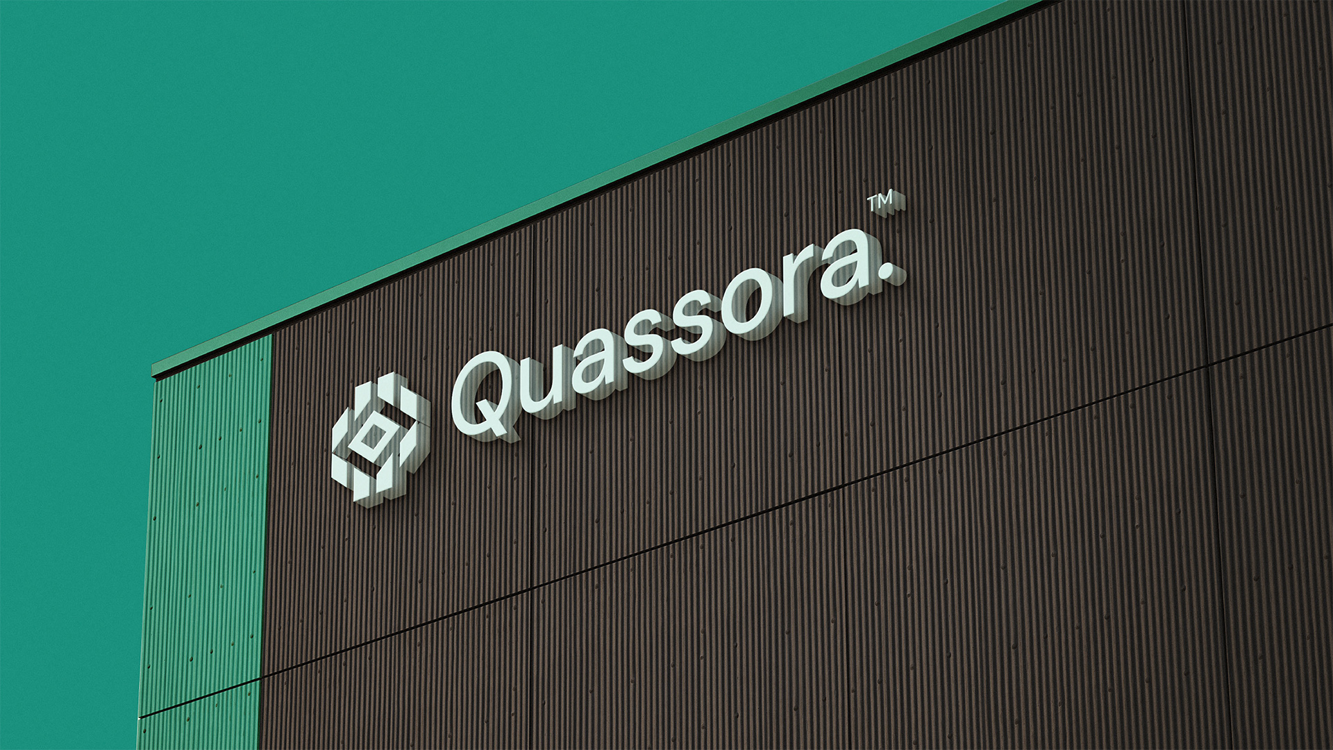 Quassora IT科技初創(chuàng)公司logo設(shè)計視覺識別vi設(shè)計，芯片與編碼元素