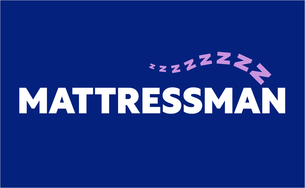 Mattressman英國最大在線電商床墊零售商品牌形象重塑logo設(shè)計vi應(yīng)用設(shè)計-睡眠字母Z曲線