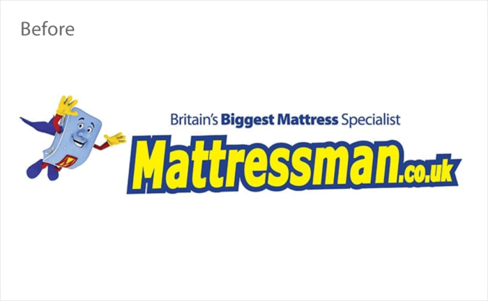 Mattressman英國最大在線電商床墊零售商品牌舊logo設(shè)計(jì) Mattressman英國最大在線電商床墊零售商品牌舊logo設(shè)計(jì)